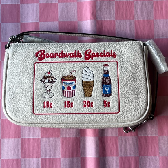 🍦COACH NOLITA 19 WITH BOARDWALK GRAPHIC 🍦 NWT 🍦 - Picture 6 of 16